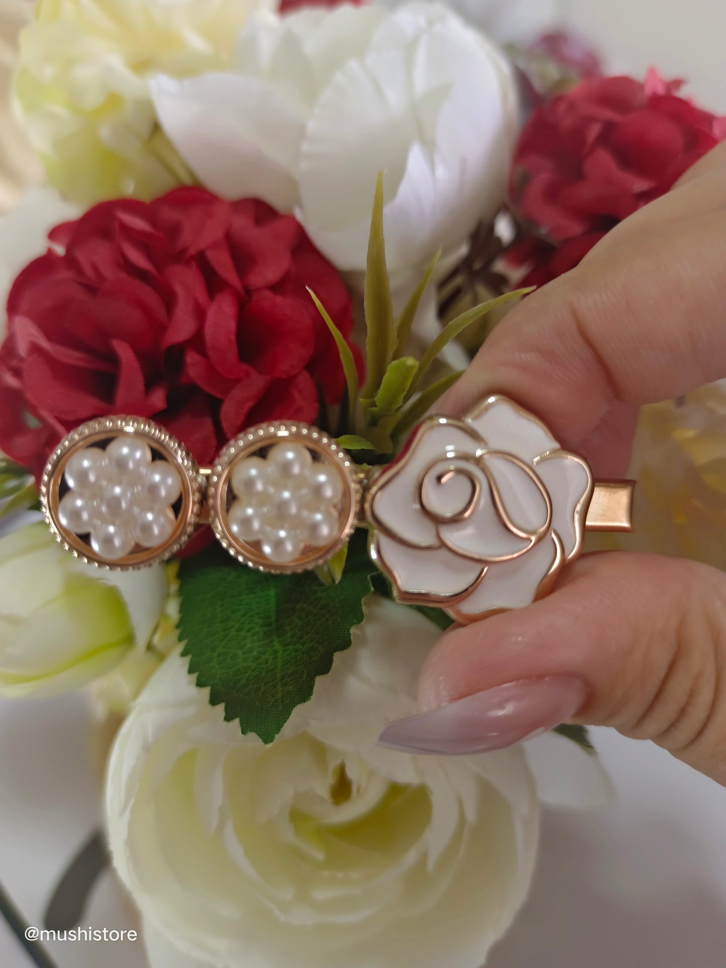 Set pinzas Rose Garden