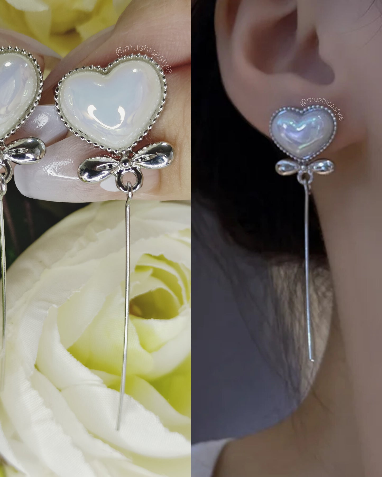 Aretes Prisma Heart