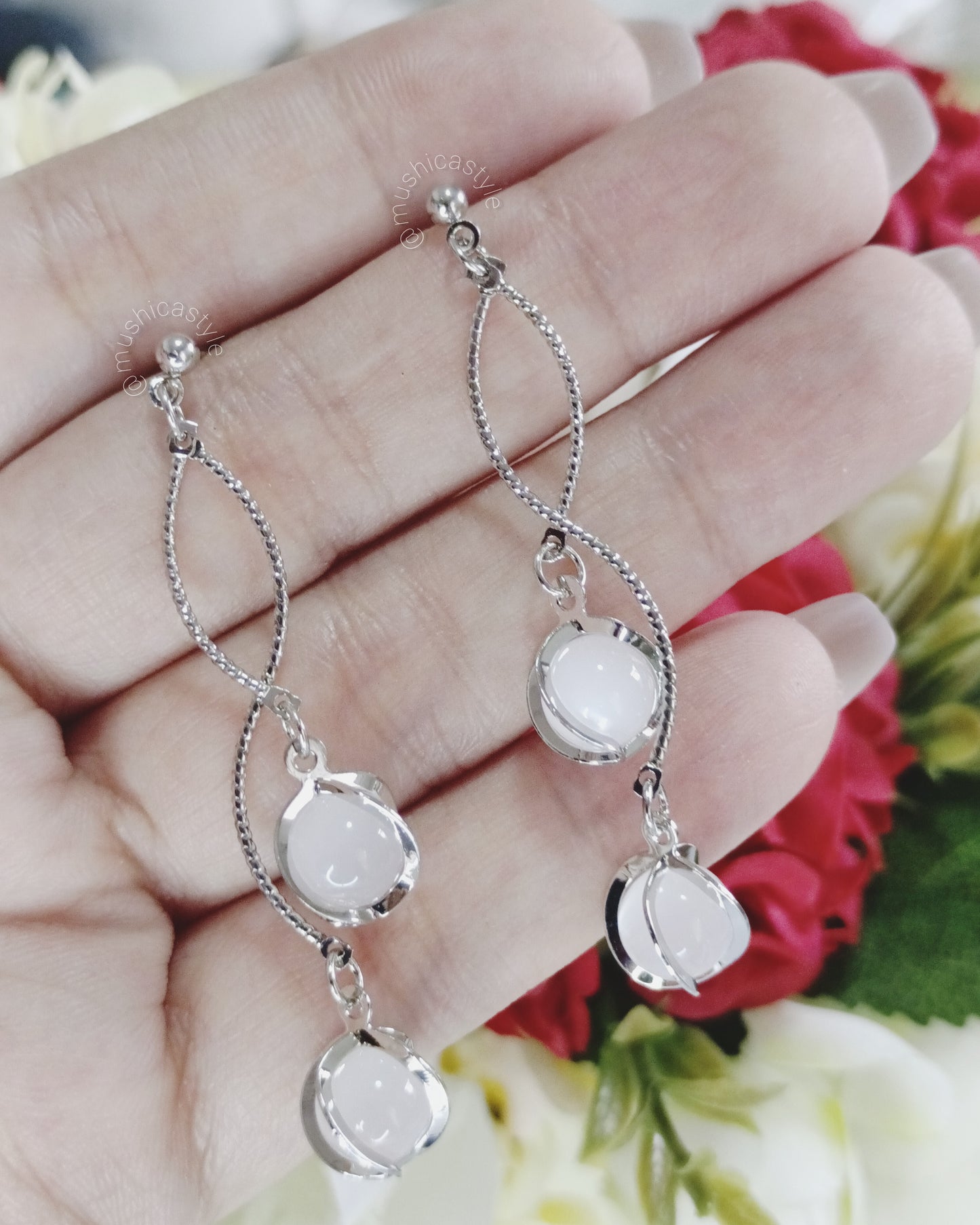 Aretes Bright Pearl