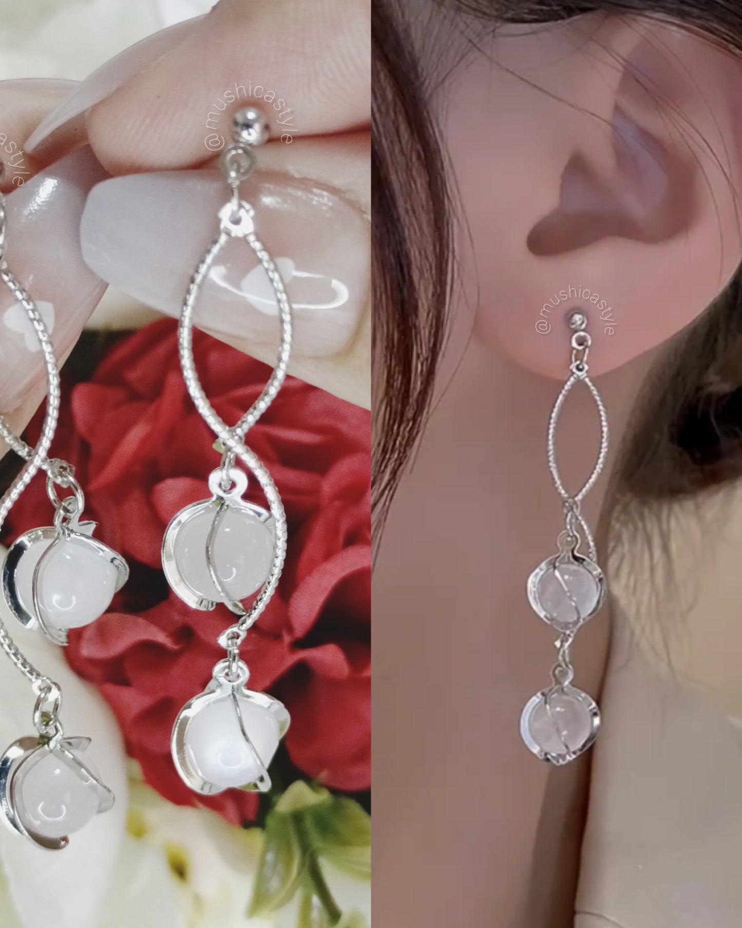 Aretes Bright Pearl