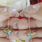 Aretes Colibrí Azul