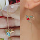 Aretes Colibrí Azul
