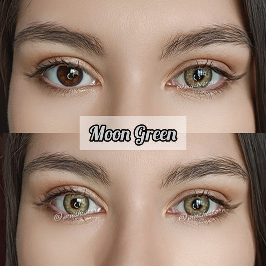 Big Eyes Moon Green
