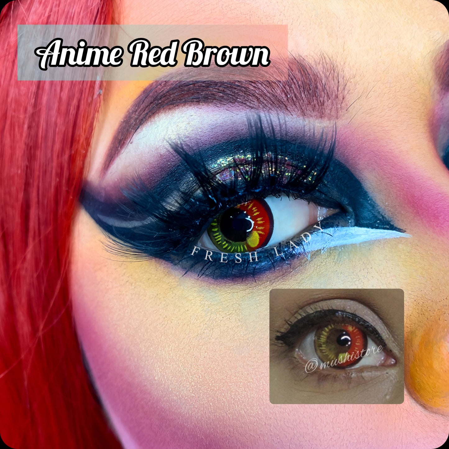 Anime Red Brown